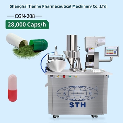 China TIANHE Gelatine Lege Capsule Maat 00 0 Semi-automatische Automatische Capsulevuller Vulmachine voor Kruidenpoeder leverancier