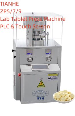 China TIANHE 5/7/9 Touch Screen Control Various Chewable Lab Tablet Press Machine leverancier