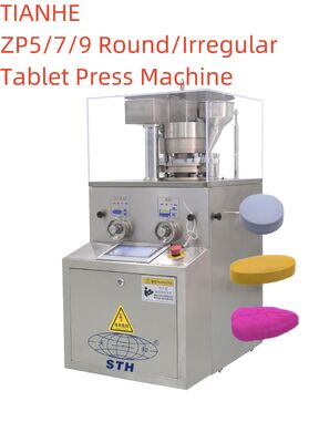 China TIANHE Touch Screen Control GMP Design Stainless Steel Lab Tablet Press Machine for Pharmaceutical and Chemical Industries leverancier