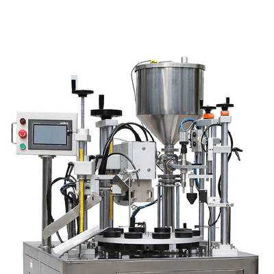 TIANHE Semi-automatische shampoo plastic tube vul- en sluitmachine Snelheid 30 tubes/min leverancier