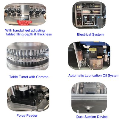 TIANHE Multiple Punch Tooling High Speed Tablet Press Machine D / B Type Krachtaanvoer leverancier