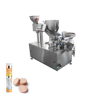 TIANHE Automatische Plastic Tube Afvul- en Verpakkingsmachine Voor Dia 20 - 25mm Bruistabletten leverancier