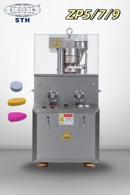 TIANHE ZP5/7/9 Station Groene Spirulina Tabletten Lab Tablet Press Machine 10000 Tabletten per uur leverancier