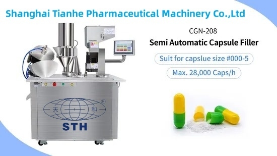 TIANHE Professionele Op Maat Gemaakte Semi-Capsule Machine Semi-Automatische Capsule Vulmachine leverancier