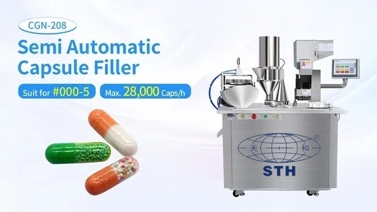 TIANHE Korrel/Poeder Halfautomatische Capsulevulmachine CGN-208 28000 STUKS leverancier