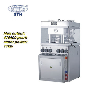 High Speed Rotary Tablet Press with 57 Stations 410400 PCS/H Capacity and Automatic Lubrication System leverancier
