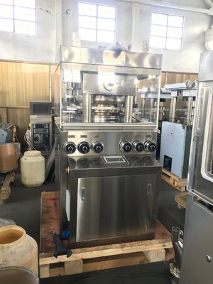 Hoge Snelheid Roterende Tablettenpers met 57 Stations, Capaciteit 410400 STUKS/Uur en Automatisch Smeersysteem leverancier