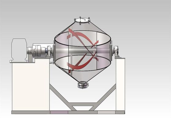 TIANHE Industrial Food Chemical Double Cone Blender Machine voor het mengen van droog poeder leverancier